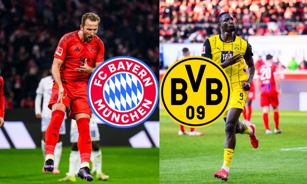 Хари Кейн от Байерн Мюнхен и Серу Гираси от Борусия Дортмунд