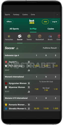 bet365 mobile app sport