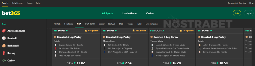 bet365 user experience