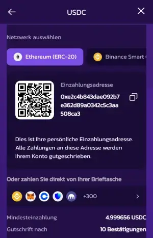Bet25 mobile Einzahlung