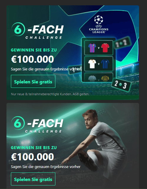 bet365 6 Ergebnisse Schritte