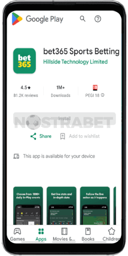 bet365 android app google play