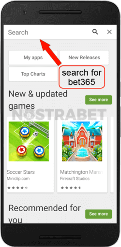 bet365 android install on google play - search