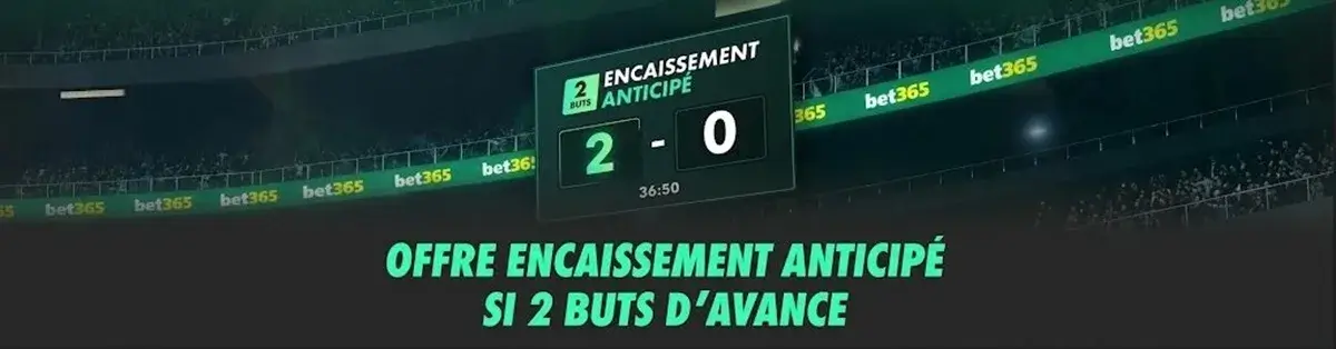 paiement anticipé bet365