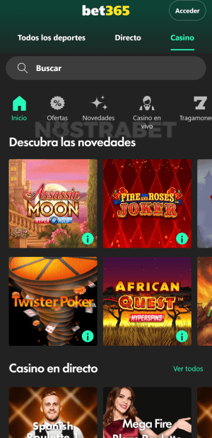 bet365 movil casino