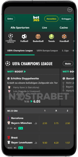 bet365 Mobilversion