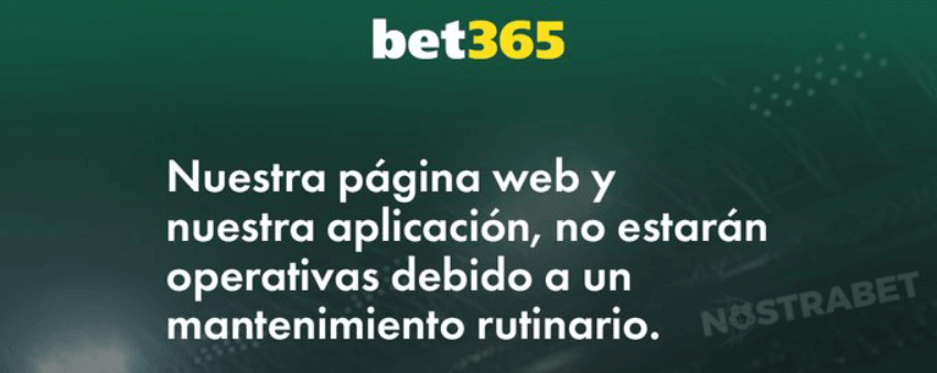 bet365 no funciona