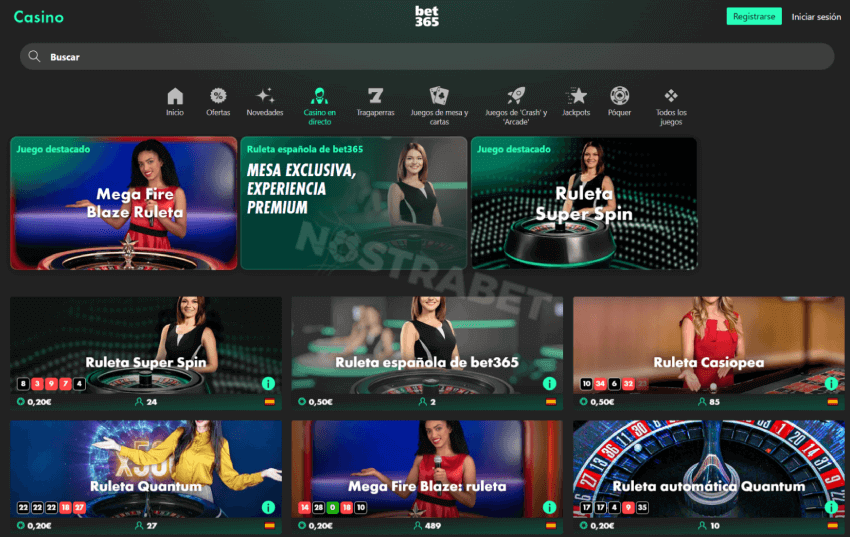 Ruleta bet365