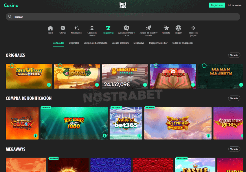 Bet365 tragamonedas