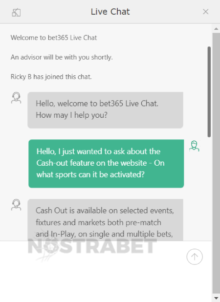 bet365 live chat support