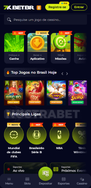 jogos de cassino bet7k