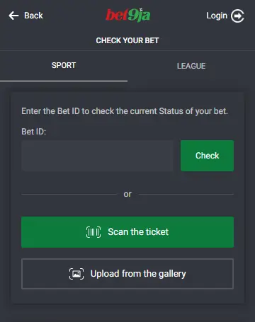 bet9ja check bet