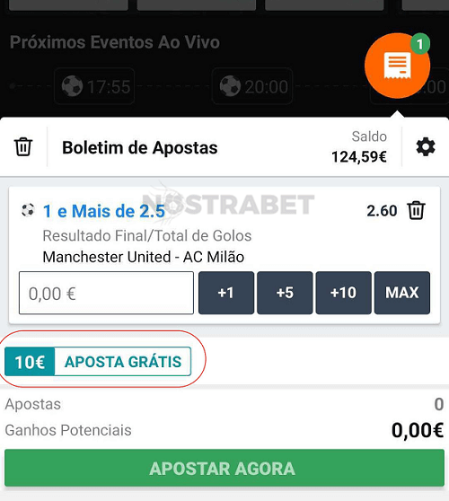 Aposta Grátis Bet365