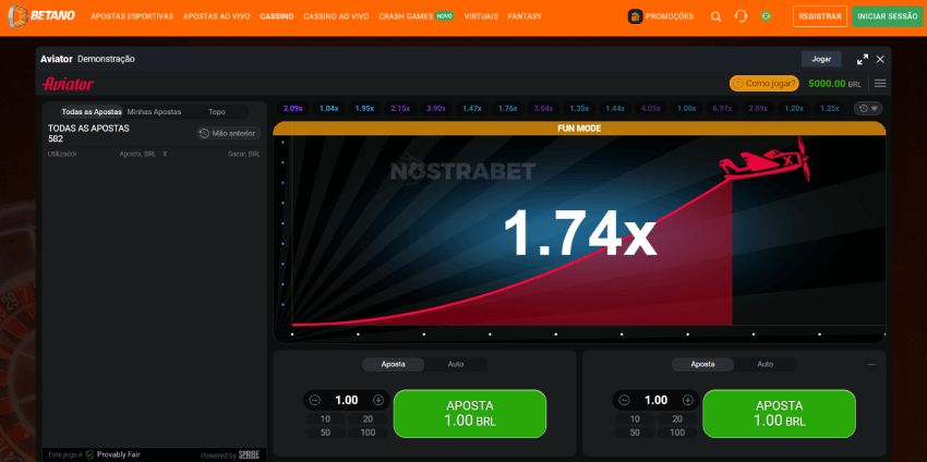 Betano.pt - Jogo aviator