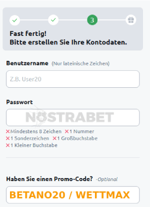 Betano Bonuscode Aktivierung