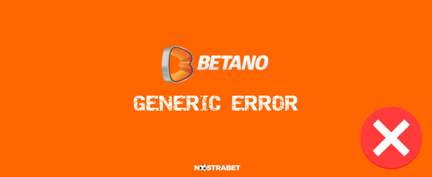 Erro Genérico Betano