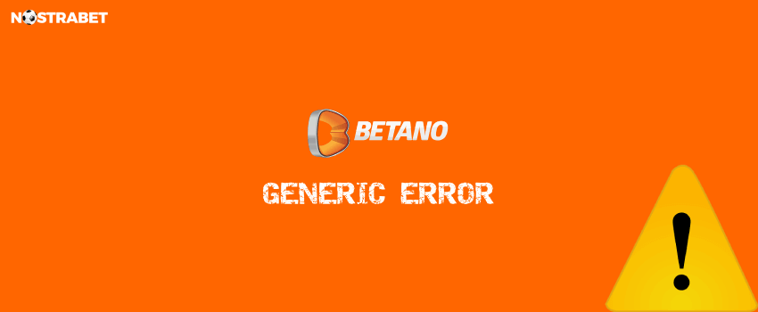 error genérico betano