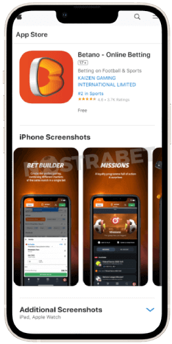 betano ios app store download
