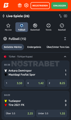 Betano mobile Livewetten