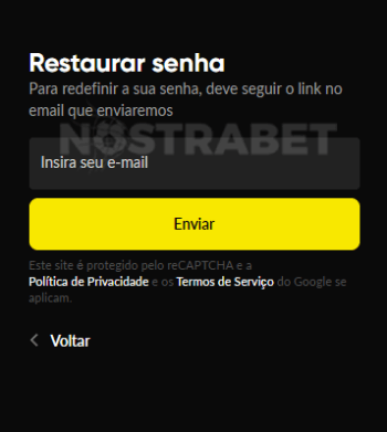 redefinição de senha betboom