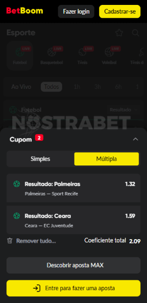 betboom faça uma aposta