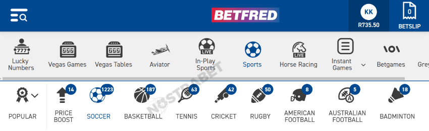 betfred sports betting coverage