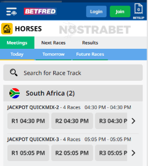 Betfred horse racing