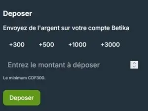 betika méthodes de dépôt