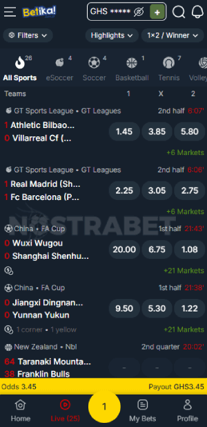 betika live betting