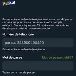 betika connexion