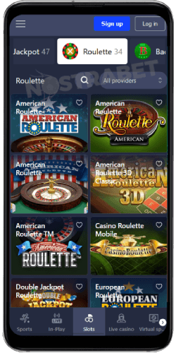 Betmaster Casino Roulette on Android