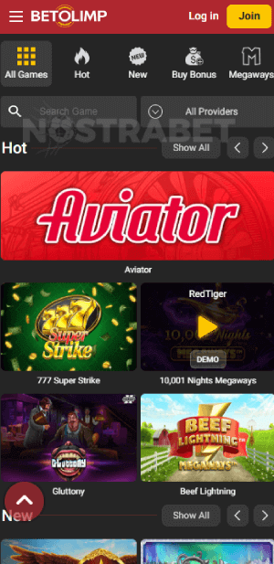 betolimp casino games