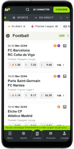 BetPawa version mobile
