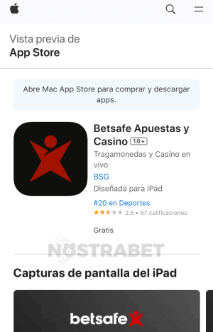 Betsafe ios app descargar