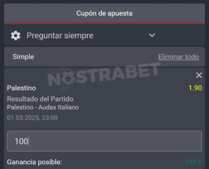 Betsala boleto de apuestas movil