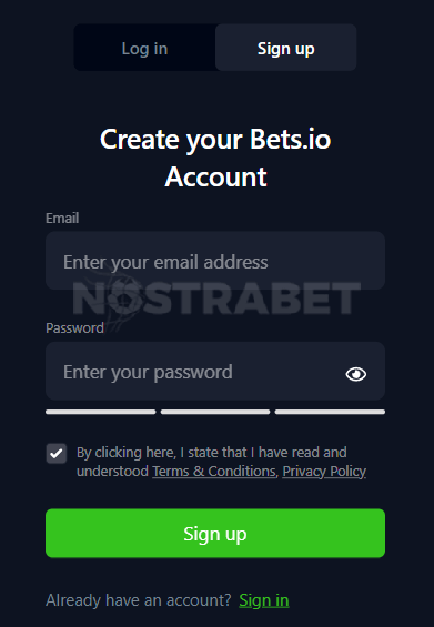 bets.io registration