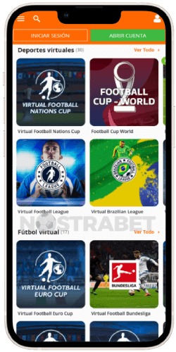 Betsson ios app deportes virtuales