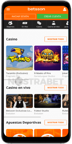 Betsson app movil