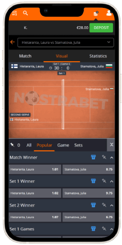Betsson mobile live wagers