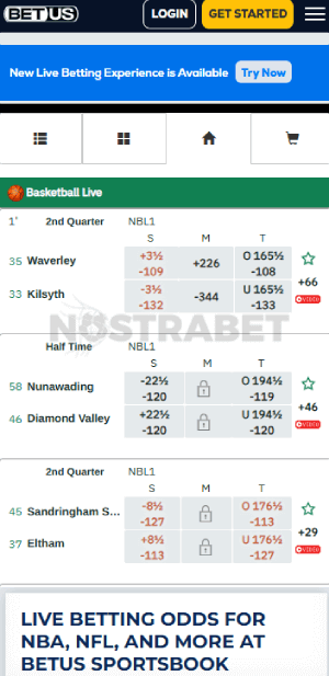 BetUS Live Sports
