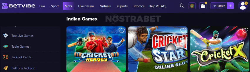 betvibe casino games