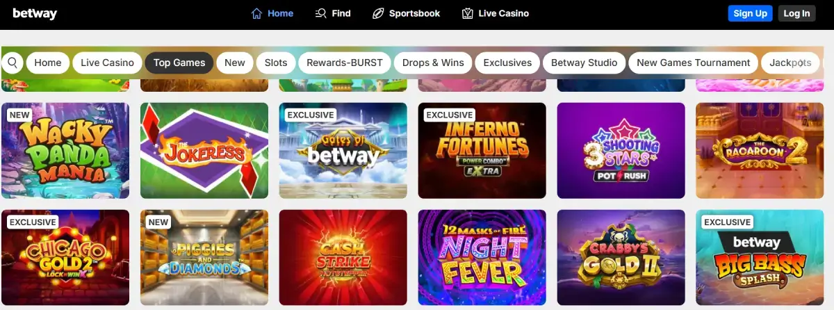 betway casino games alberta