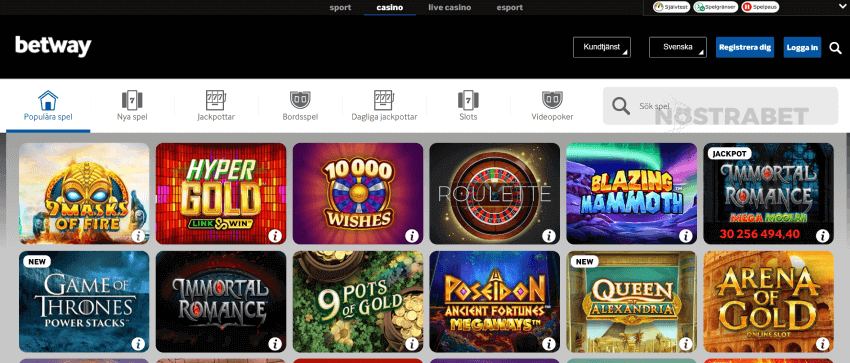 betway casino