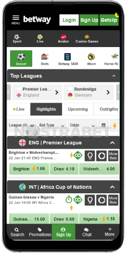 betway sports on android
