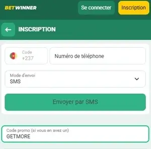 betwinner saisissez le code bonus