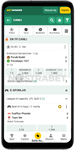 betwinner mobil versiyon