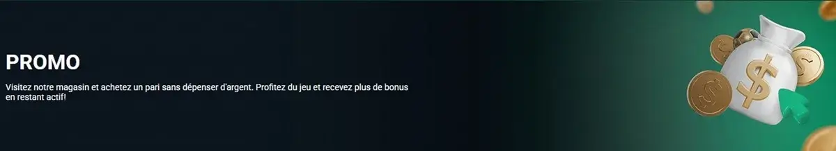 magasin promotionnel betwinner