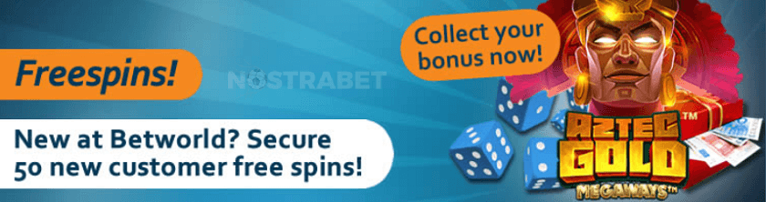 Betworld free spins bonus