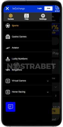 BetXchange mobile app