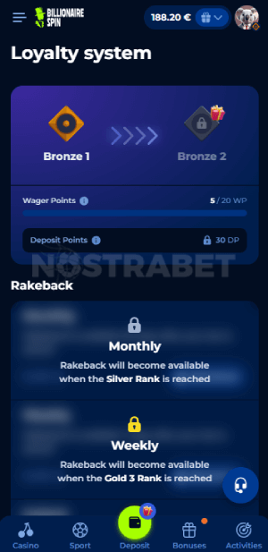 billionairespin loyalty program
